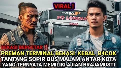 GEGER GEDEN‼️ SOPIR BUS MALAM ANTAR KOTA HABISI PREMAN KEBAL B4COK DI TERMINAL BEKASI