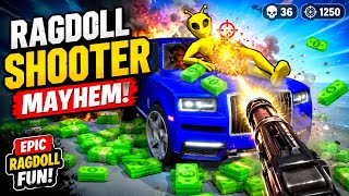 Ragdoll Shooter Gameplay 🔥 Epic Destruction, Explosions & Crazy Physics! (Noob to Pro) screenshot 1