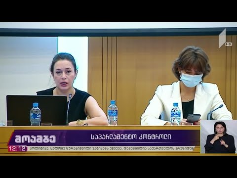 საპარლამენტო კონტროლი 2019-2020 წლებში