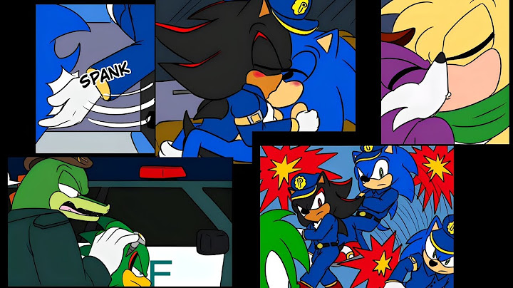Shadow the Cop & Sonic 1, 2, & 3 💙Sonadow🤎 Sonic x Shadow Comic Dub ♡ Crime AU