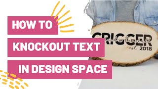 how to knockout text in design space   reverse canvas!