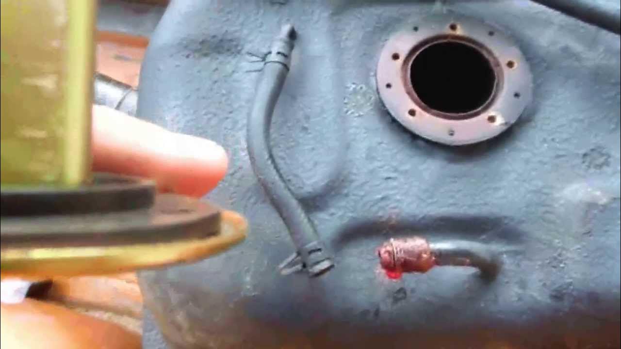 Suzuki Samurai Gas Tank Clean out & coat & Install 2 of 2 YouTube