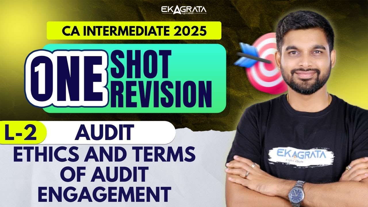 CA Inter 2025 Audit One Shot Revision | Ethics and Terms of Audit ...