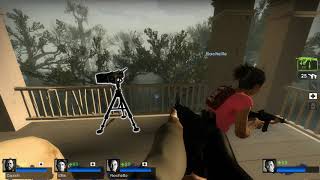 Left 4 Dead 2 Mod Showcase: Black Mesa 50 Cal Firing Sound