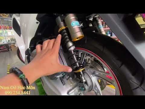 Video Đập hộp phuộc bình dầu SH150 Nitron Đông Nam Á siêu êm... - youtube