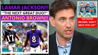 Lamar Jackson (Baltimore Ravens) Possibly Sign Antonio Brown? Get Up - Mike Greenberg [Commentary]