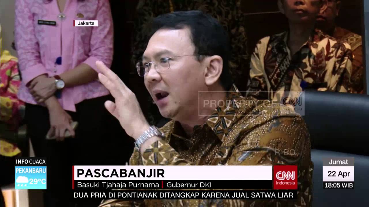 Jakarta Banjir, Ahok Marah Marah