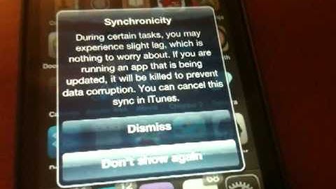 Synchronicity: Use Your iDevice While It Syncs With iTunes!