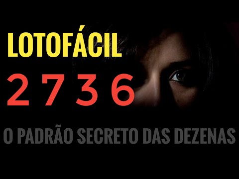 Lotofacil 2736 - O PADRÃO SECRETO PARA GANHAR OS 15 PONTOS