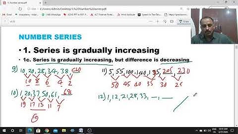 Number Series - 1 for ICET by Banda Ravipal Reddy