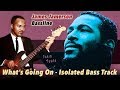 Motown bass line james jamerson  whats going on  isolated bass track with score