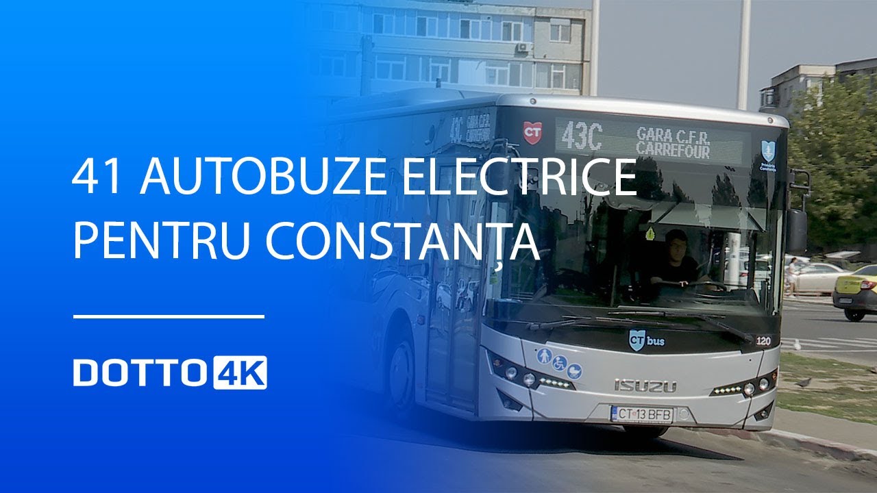 41 autobuze electrice pentru Constanța