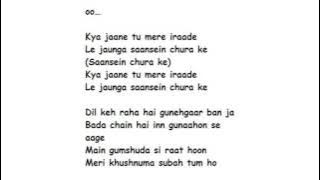 Wajah Tum Ho Lyrics Full Song Lyrics Movie - Hate Story 3 (2016)