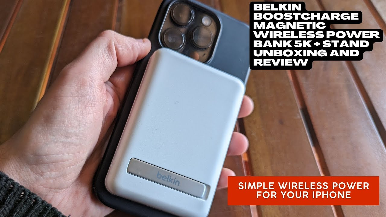  Belkin Wireless Power Bank w/MagSafe Compatible 7.5W Wireless  Charging - Portable Magnetic Charging Bank - Compatible w/iPhone 15, 15  Plus, 15 Pro, 15 Pro Max, iPhone 14, AirPods, & More 