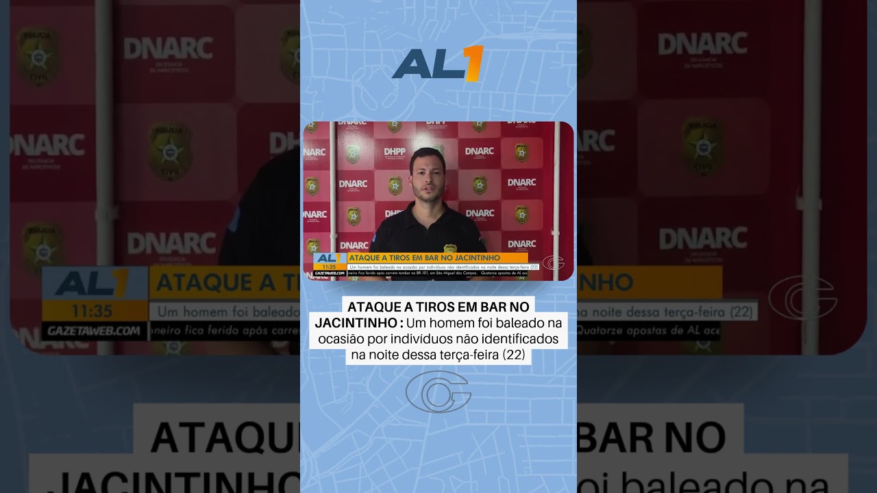 Ataque a tiros em bar deixa homem baleado no Jacintinho