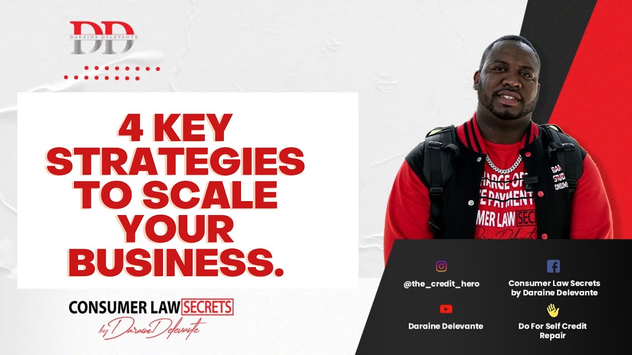 4 KEY STRATEGIES TO SCALE YOUR BUSINESS. - YouTube
