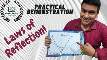 Laws of Reflection | Practical Demonstration | PHYSICSHALA