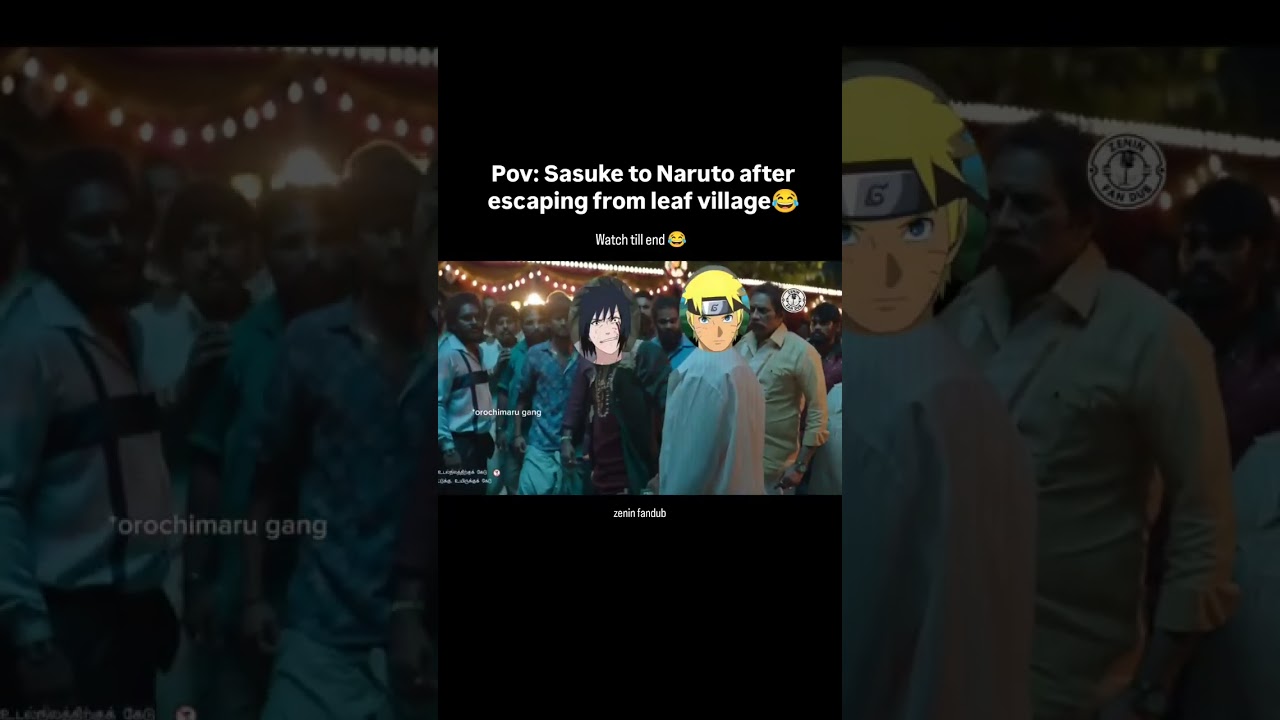 PushpaxNarutoxSasuke 😂😂tamil fandub