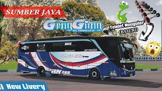 CINEMATIC BUSSID - JETBUS HD (ORI), Livery terbaru Sumber Jaya GengGong (Repaint)