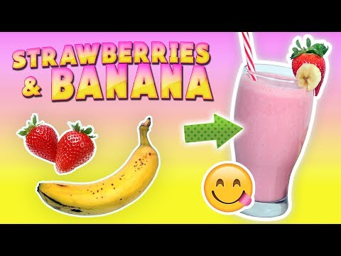 Strawberry Banana Smoothie (Weight Loss Smoothie Recipe)