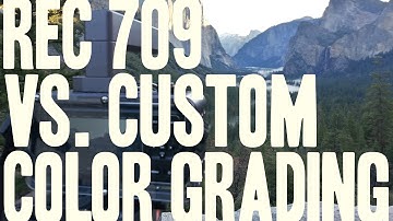 Rec 709 VS. Custom Color Grading w/ RAW in Davinci Resolve