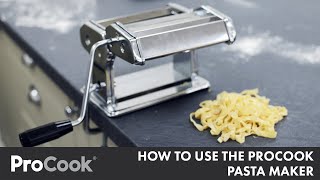 How to use the ProCook Pasta Maker | Making fresh pasta easy