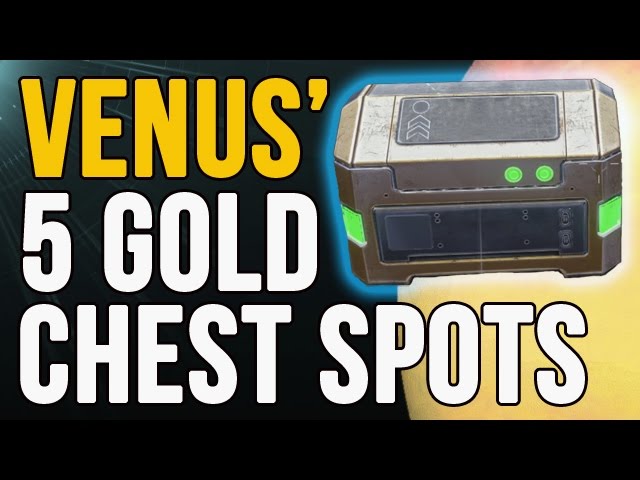 Gold Loot Chests - Venus - Walkthrough, Destiny