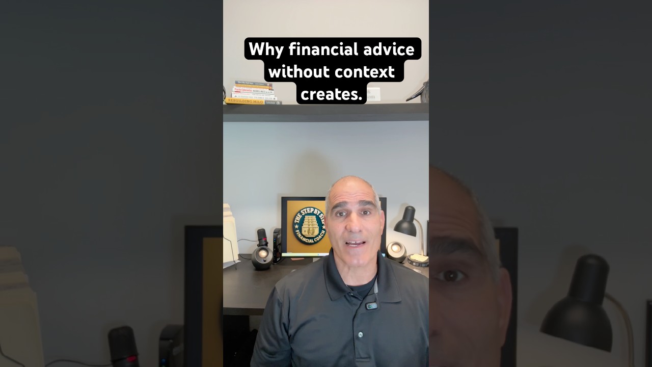 Why financial clarity has to come before financial advice.