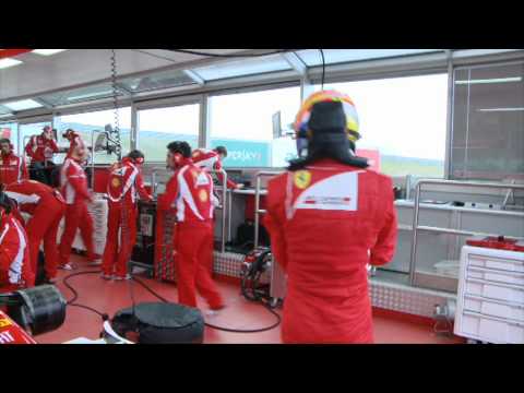 Ferrari 2011 F1 car launch - first run