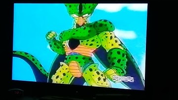 Cell Knocks Piccolo Out(cartoon network broadcast toonami broadcast)