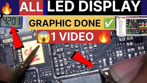 🔥ALL MOBILE LED TYPE DISPLAY GRAPHIC FAULT SOLUTION  ✅REDMI NOTE 10s DISPLAY LIGHT GRAPHIC FAULT