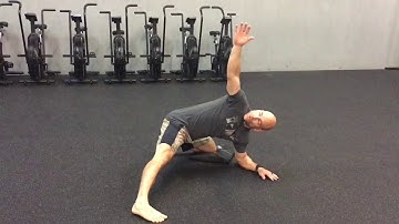 Adductor Stretch With T-Spine Rotation