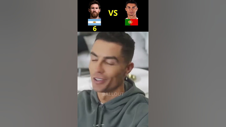 Messi vs Ronaldo⚡️🔥