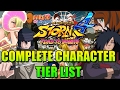 NARUTO STORM 4 RTB: COMPLETE CHARACTER TIER LIST! (S-RANK TO F-RANK)