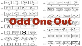 15-item ODD ONE OUT | General Awareness and Aptitude Test | Abstract Reasoning