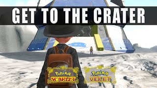 Pokemon Scarlet and Violet how to get to Area Zero of the Crater - Meet Arven after the Lighthouse