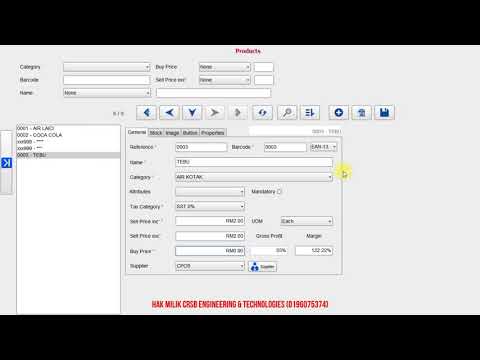 TUTORIAL 1 : CATEGORY, SUB CATEGORY, PRODUCT & INVENTORY