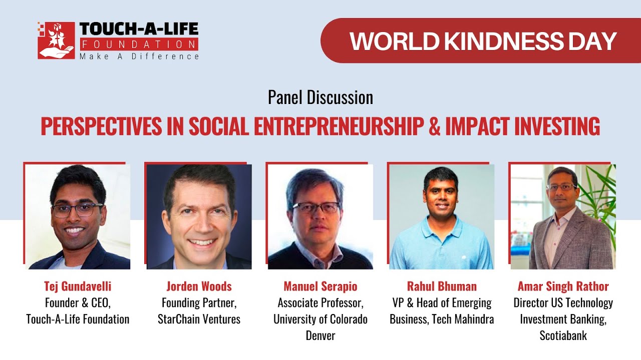 Perspectives In Social Entrepreneurship and Impact Investing | TAL World Kindness Day 2022