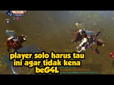 Albion online‼️cara bermain albion online solo dan tidak kena b3gal