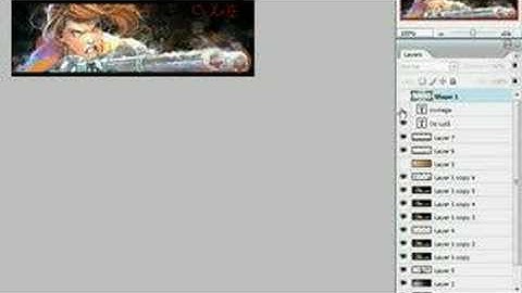 Cartoon signature : Photoshop Cs2