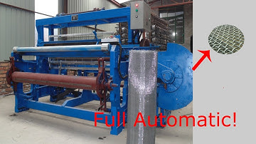 automatic crimp wire mesh weaving  machine