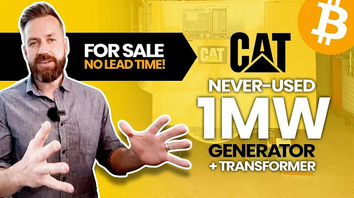 New/never-used 1MW Caterpillar G3512B Natural Gas Generator FOR SALE – Transformer 416V BTC Mining