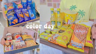 ترند الألوان مع خواتي 💗 فعاليات آخر الاجازة | color day