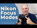 Nikon DSLR Focus Modes Explained - What They Mean And When To Use Them