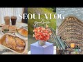 Korea travel vlog  what i eat seongsudong jentle garden cafe hopping in seoul shop with me