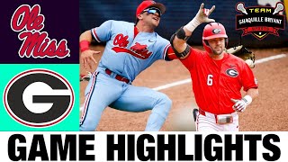 #24 Georgia vs Ole Miss Highlights [GAME 3] | NCAA Baseball Highlights | 2024 College Baseball