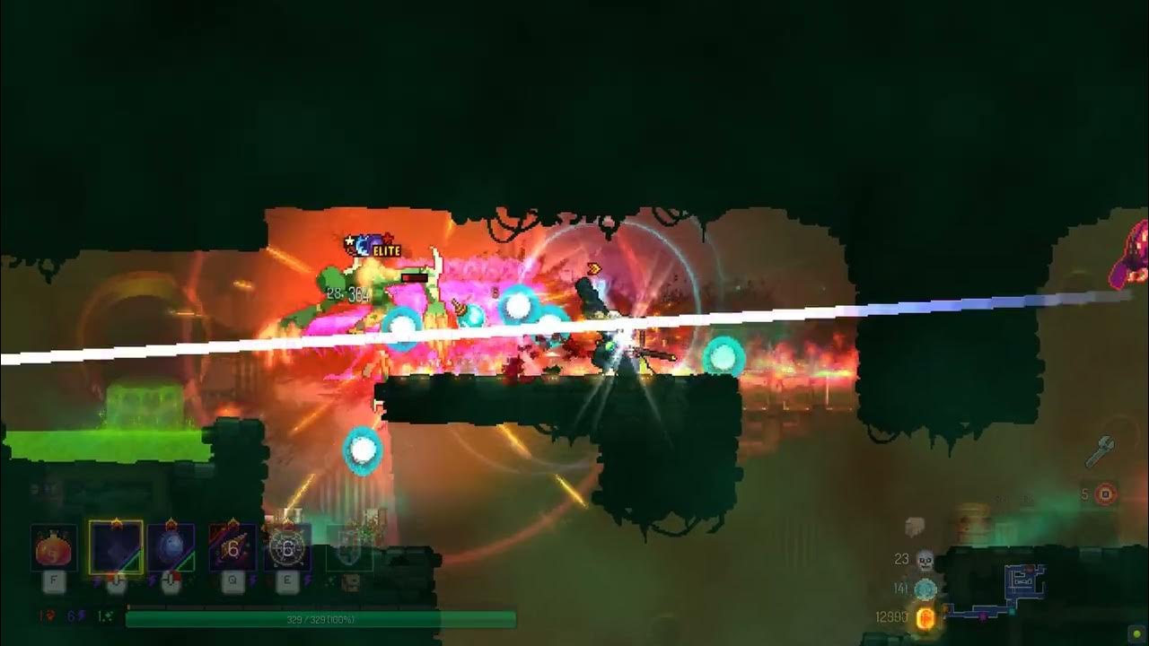 Dead Cells Snake Fangs Showcase Run w/ Throwable Objects (5BC) YouTube