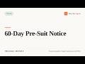 60-Day Pre-Suit Notice (Texas Real Estate Exam Prep)