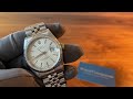 Rolex Oyster Perpetual Datejust (up-close, evening) | WatchTimepieces