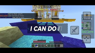Playing 2v2 bedwars nethergames#minecraft #memes #viralvideo